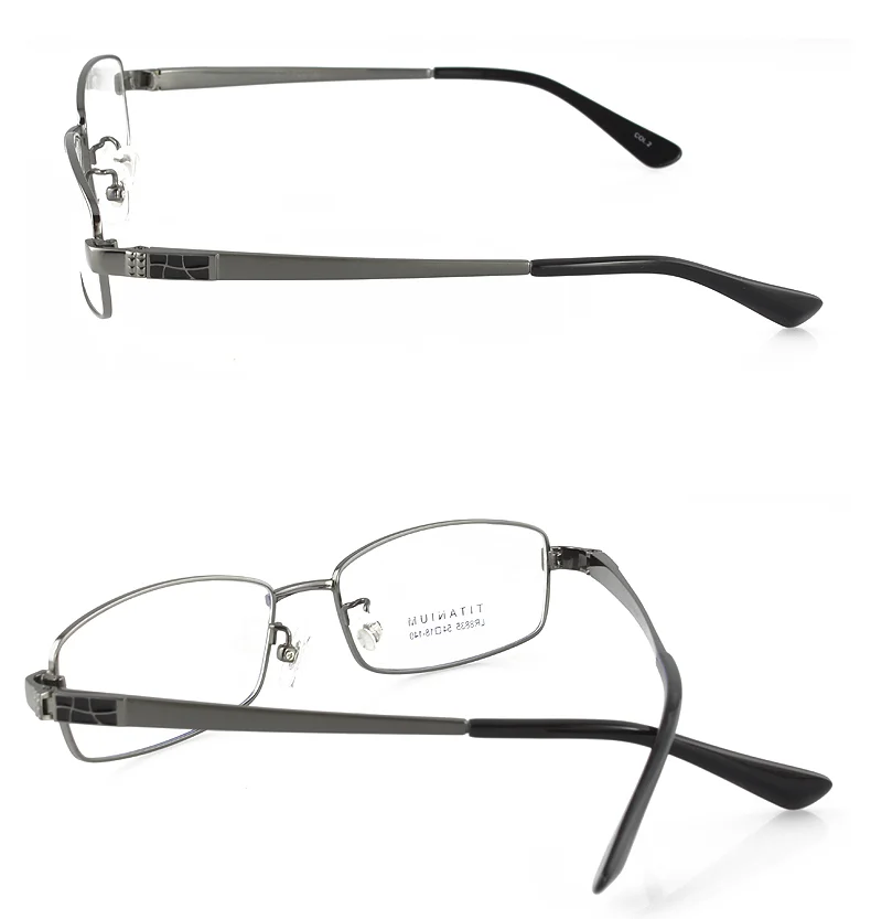 100% Pure Titanium Men Optical Eyeglasses Frame Myopia Glasses Spectacles Rx 835 2