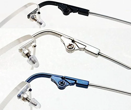 Agstum Blue Light Blocking Glasses - Flexible Rimless Titanium Alloy Eyeglasses Frames Clear Lens 4