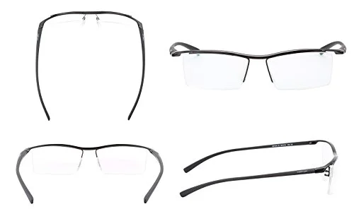 Agstum Luxury Pure Titanium Spectacles Men Glasses Optical Eyeglass Frame 2