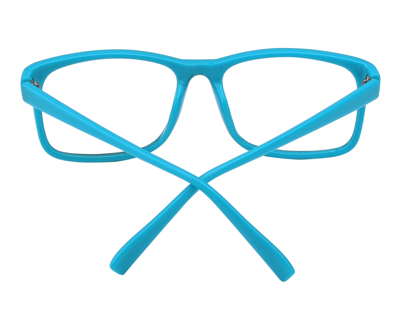 Agstum Memory Rectangular Classic Glasses Unisex Eyeglass Frame Eyewear Clear 2